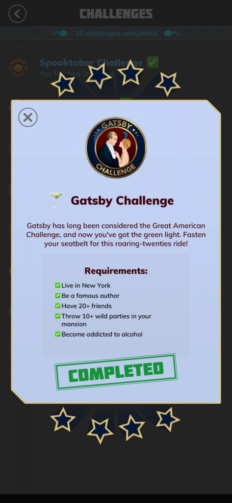 Bitlife Gatsby Challenge