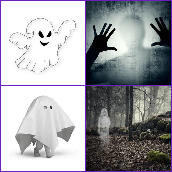 4 Pics 1 Word –  GHOST answer