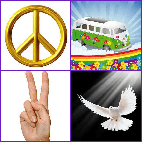 4pics1word PEACE - answer