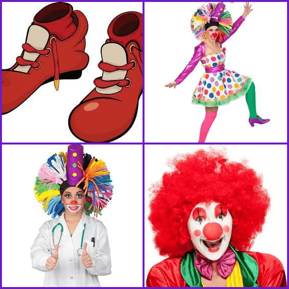 4 Pics 1 Word CLOWN Answer Games Unlocks