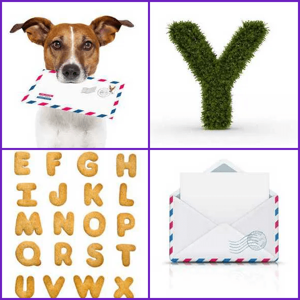 4 Pics 1 Word –  LETTER answer
