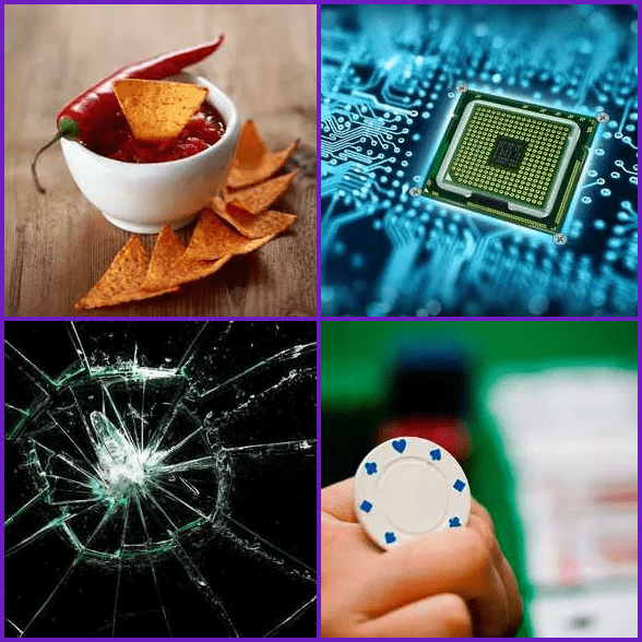 4 Pics 1 Word –  CHIP answer