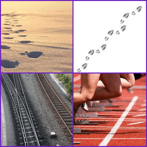 4 Pics 1 Word –  TRACK answer