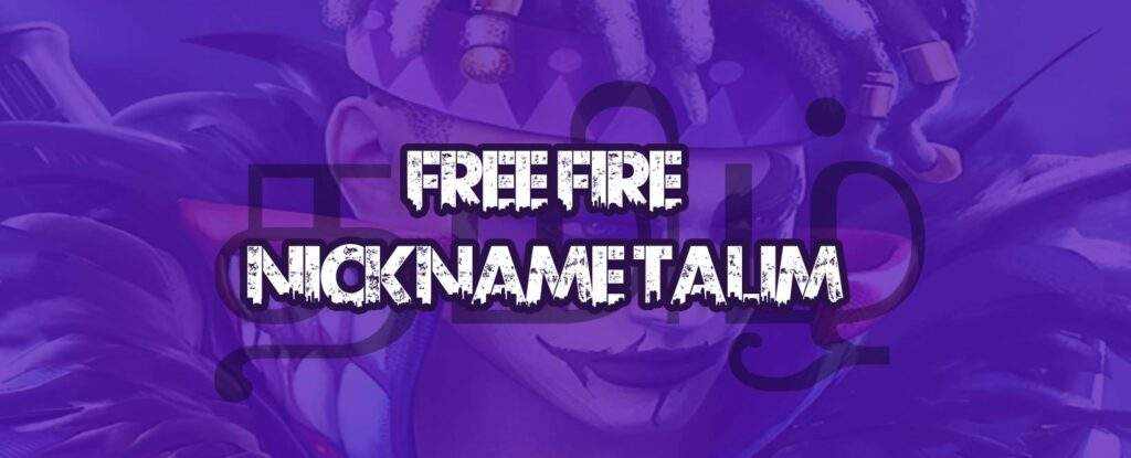 Free fire nickname tamali