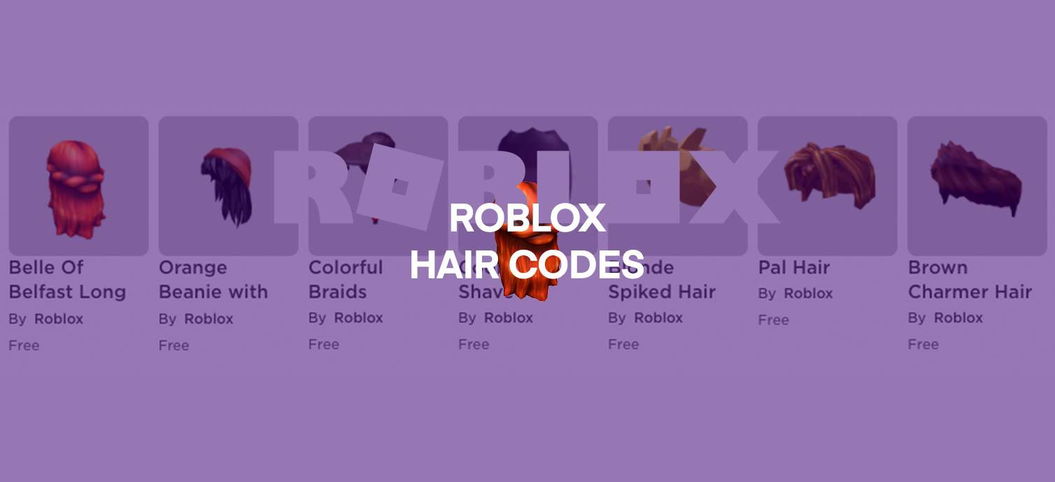 Roblox codes for hair