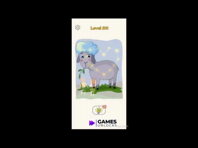 Dop 4 Level 211 answer  – Sheep with grass