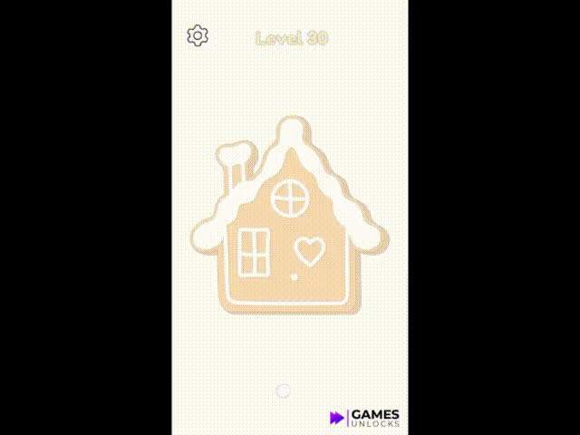 Dop 4 Level 30 answer  – Gingerbread house