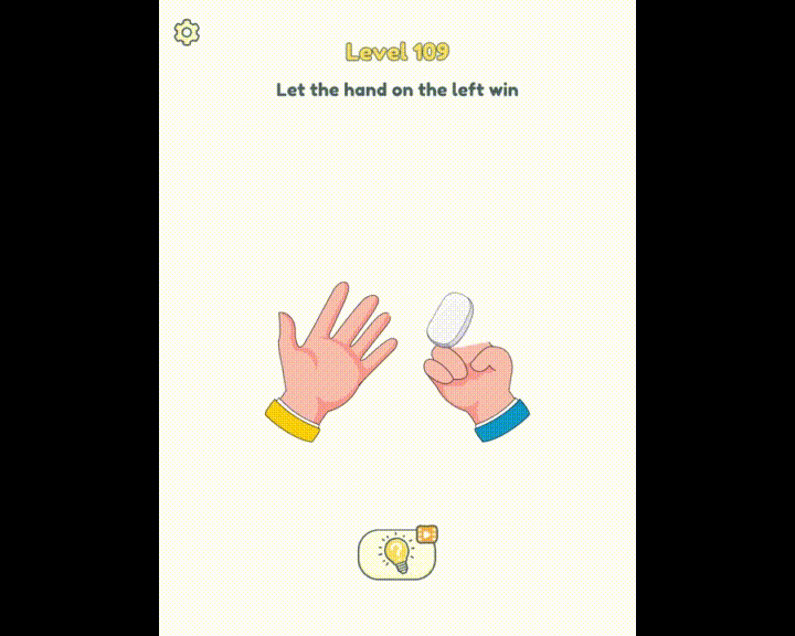 DOP 2 Level 109 Let the hand on the left win Answer