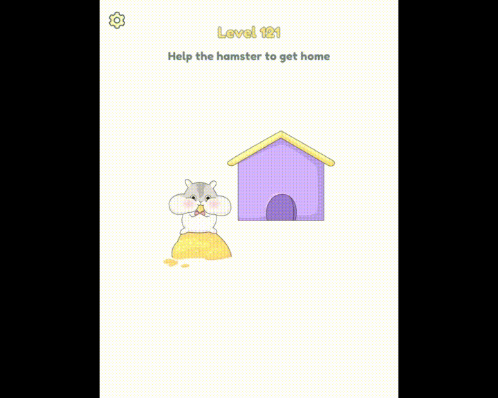 DOP 2 Level 121 Help the hamster to get home Answer