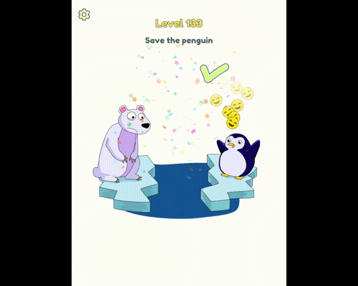DOP 2 Level 133 Save the penguin Answer