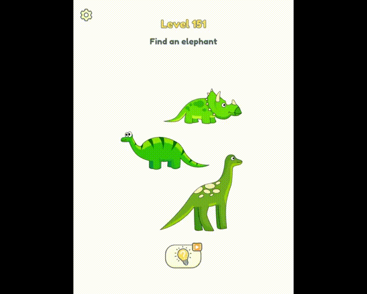 DOP 2 Level 151 Find an elephant Answer