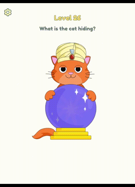 DOP 2 Level 26 What is the cat hiding Answer