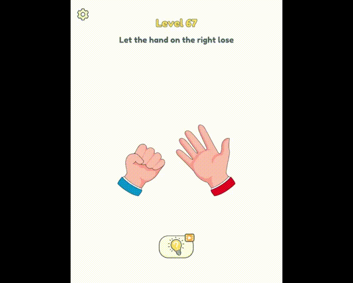 DOP 2 Level 67 Let the hand on the right lose Answer