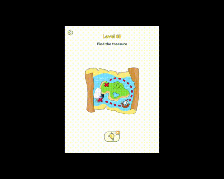 DOP 2 Level 68 Find the treasure Answer